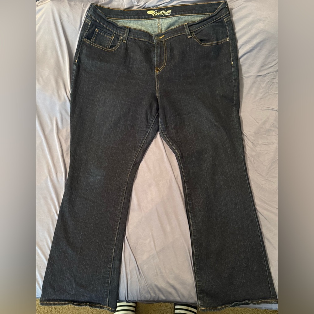 Old Navy Women's Dark Blue Bootcut Jeans